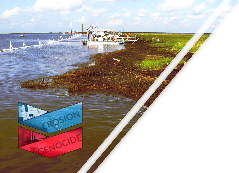 Plaquemines Parish Erosion brought to you by Chevron